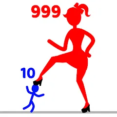 Взломанная Stick Hero: Mighty Tower Wars (Стик Хиро)  [МОД Все открыто] - полная версия apk на Андроид