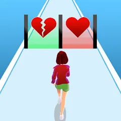 Взлом Girl Run 3D - Fun Running Game (девушка бежит)  [МОД Меню] - полная версия apk на Андроид