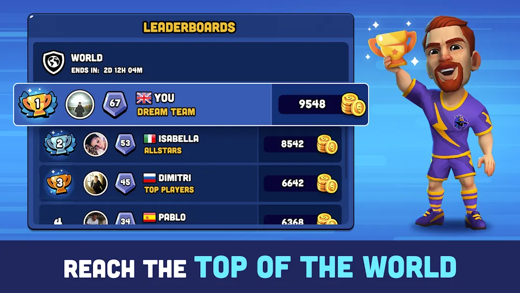 Mini Football - Mobile Soccer (Мини Футбол)  [МОД Все открыто] Screenshot 5