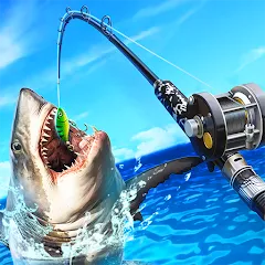 Скачать взломанную Ultimate Fishing! Fish Game  [МОД Много денег] - полная версия apk на Андроид