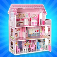 Взломанная Girl Doll House Design & Clean  [МОД Много денег] - последняя версия apk на Андроид