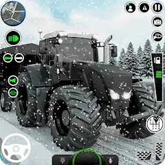Взломанная Indian Tractor Games Simulator  [МОД Mega Pack] - стабильная версия apk на Андроид
