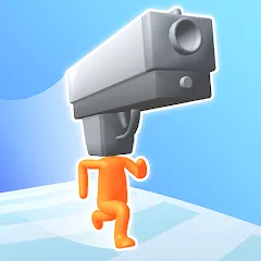 Скачать взлом Gun Head Run (Ган Хэд Ран)  [МОД Меню] - последняя версия apk на Андроид
