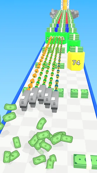 Merge Bullet (Мерж Буллет)  [МОД Бесконечные деньги] Screenshot 4