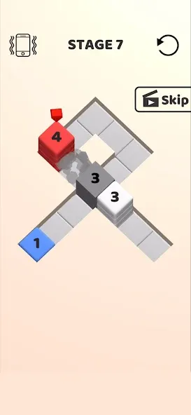 Stack Cube!  [МОД Бесконечные монеты] Screenshot 2