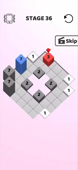 Stack Cube!  [МОД Бесконечные монеты] Screenshot 3