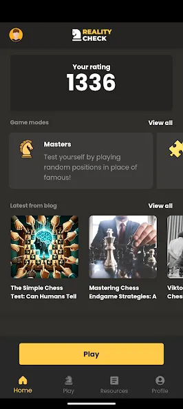 Reality Check Chess (Реалити Чек)  [МОД Много денег] Screenshot 1