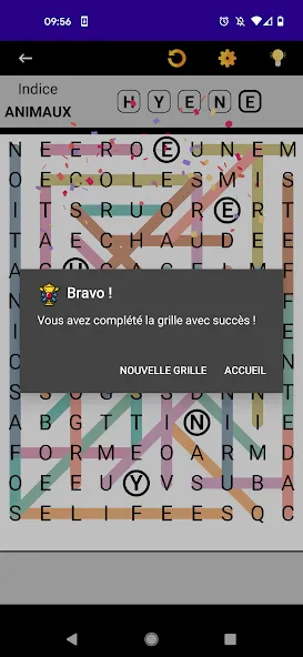 Mots Mêlés Français  [МОД Бесконечные монеты] Screenshot 2