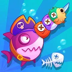 Взлом Sword Shark.io - Hungry Shark  [МОД Unlocked] - полная версия apk на Андроид