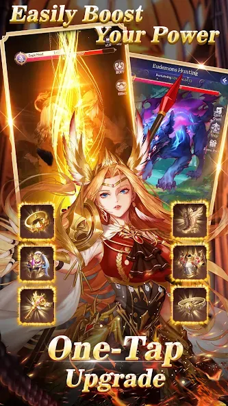 Idle Angels: Goddess' Warfare (Айдл Энджелс)  [МОД Много монет] Screenshot 3