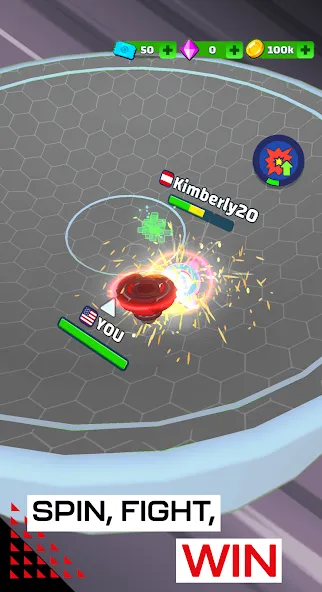 Spinner Fighter Arena (Спиннер Файтер Арена)  [МОД Mega Pack] Screenshot 5