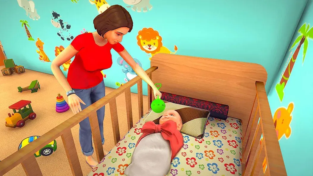 Virtual Pregnant Mom Baby Care (Виртуальная беременная мама Уход за младенцем)  [МОД Бесконечные деньги] Screenshot 4