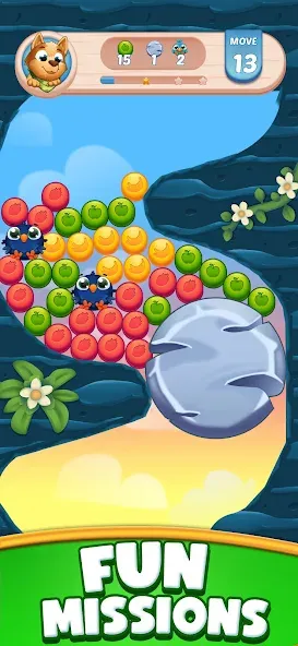 Farm Blast - Merge & Pop  [МОД Unlocked] Screenshot 1