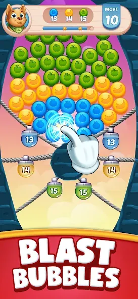 Farm Blast - Merge & Pop  [МОД Unlocked] Screenshot 2