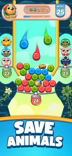 Farm Blast - Merge & Pop  [МОД Unlocked] Screenshot 4