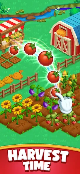 Farm Blast - Merge & Pop  [МОД Unlocked] Screenshot 5