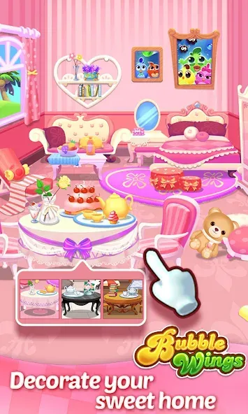 Bubble Wings: bubble shooter (Бабл Вингс)  [МОД Menu] Screenshot 3