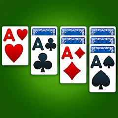 Скачать взломанную Solitaire: Classic Card Game (Клондайк Солитер)  [МОД Меню] - полная версия apk на Андроид