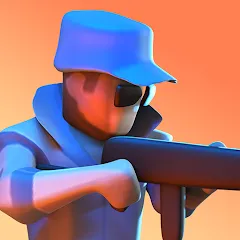 Взломанная GUNS UP! Mobile War Strategy  [МОД Unlocked] - последняя версия apk на Андроид