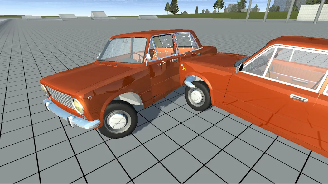 Simple Car Crash Physics Sim (Симулятор физики простого автомобильного столкновения)  [МОД Бесконечные монеты] Screenshot 3