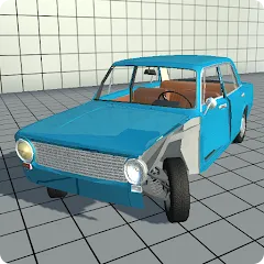 Взломанная Simple Car Crash Physics Sim (Симулятор физики простого автомобильного столкновения)  [МОД Бесконечные монеты] - последняя версия apk на Андроид
