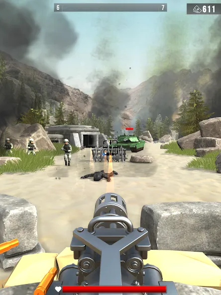 Infantry Attack: War 3D FPS (Инфантерийская атака)  [МОД Mega Pack] Screenshot 5