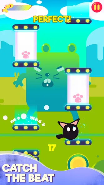 Cringe the Cat - Music Game  [МОД Много монет] Screenshot 1