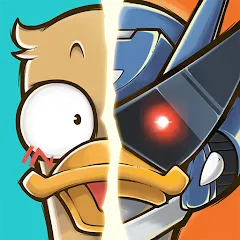 Скачать взломанную Merge Duck 2: Idle RPG (Мердж Дак 2)  [МОД Menu] - стабильная версия apk на Андроид