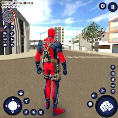 Взлом Miami Rope Hero Spider Game  [МОД Mega Pack] - стабильная версия apk на Андроид