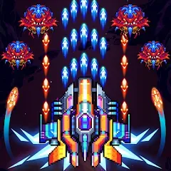 Взломанная Galaxiga Arcade Shooting Game (Галаксига)  [МОД Много монет] - последняя версия apk на Андроид