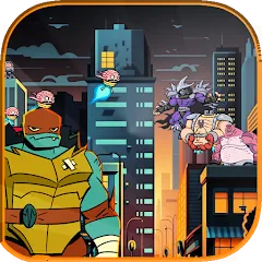Скачать взлом The turtle adventur ninja hero  [МОД Много денег] - стабильная версия apk на Андроид