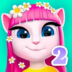 Скачать взломанную My Talking Angela 2  [МОД Unlimited Money] - полная версия apk на Андроид