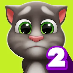 Взломанная My Talking Tom 2  [МОД Mega Pack] - стабильная версия apk на Андроид