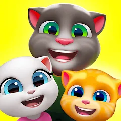 Взломанная My Talking Tom Friends  [МОД Много денег] - последняя версия apk на Андроид