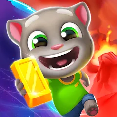 Взлом Talking Tom Time Rush  [МОД Много денег] - стабильная версия apk на Андроид
