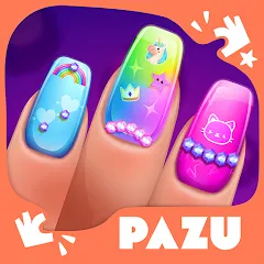 Скачать взломанную Girls Nail Salon - Kids Games  [МОД Unlocked] - стабильная версия apk на Андроид