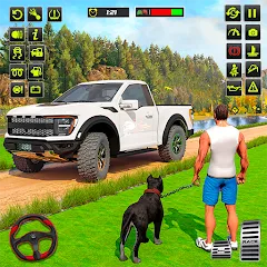 Скачать взломанную Offroad 4x4 Jeep Driving Game  [МОД Unlocked] - последняя версия apk на Андроид