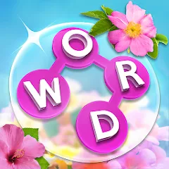 Взломанная Wordscapes In Bloom (Вордскейпс Ин Блум)  [МОД Все открыто] - полная версия apk на Андроид