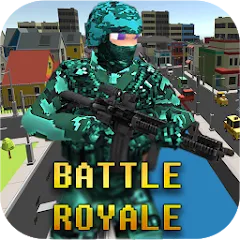 Взломанная Pixel Combat: Battle Royale (Пиксельный бой)  [МОД Много монет] - стабильная версия apk на Андроид