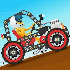 Взлом Car Builder & Racing for Kids  [МОД Много монет] - полная версия apk на Андроид
