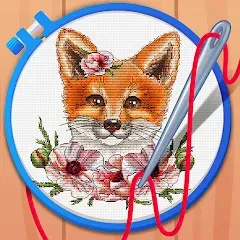 Скачать взлом Cross Stitch Coloring Art (Кроссстич окрашивание искусства)  [МОД Меню] - полная версия apk на Андроид