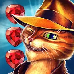 Взломанная Indy Cat for VK  [МОД Mega Pack] - стабильная версия apk на Андроид