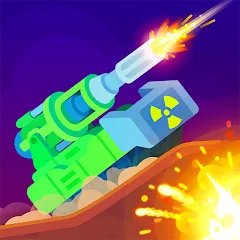 Скачать взломанную Tank Stars (Танк Старс)  [МОД Меню] - стабильная версия apk на Андроид