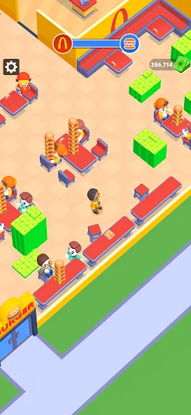 My Burger Shop: Burger Games (Май Бургер Шоп Игры)  [МОД Все открыто] Screenshot 1