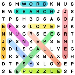 Взломанная Word Search - Word Puzzle Game  [МОД Mega Pack] - полная версия apk на Андроид