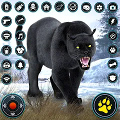 Взломанная Wild Black Panther Games  [МОД Бесконечные деньги] - полная версия apk на Андроид