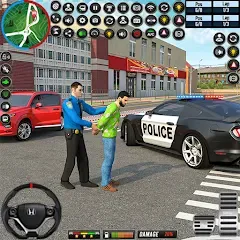 Скачать взлом City Police Car Driving Games  [МОД Бесконечные монеты] - стабильная версия apk на Андроид