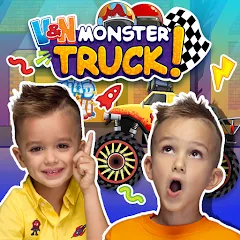 Скачать взлом Monster Truck Vlad & Niki  [МОД Много денег] - полная версия apk на Андроид