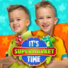 Скачать взломанную Vlad & Niki Supermarket game  [МОД Много денег] - стабильная версия apk на Андроид