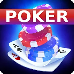 Взломанная Poker Offline: Texas Holdem  [МОД Меню] - стабильная версия apk на Андроид
